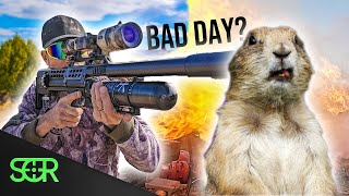 PRAIRIE DOG EXTINCTION 357 RATTLER SMACKS amp NONE SURVIVED [upl. by Ggerg]