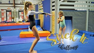 Gymnastics Stick It Challenge Kaia SGG [upl. by Notyard]