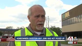 Shawnee homeowners question why trash stayed on curb for 5 days [upl. by Quirita]