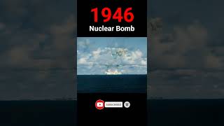 1946 Nuclear Bomb Test Bikini Atoll  Colorized Enhanced 60 fps [upl. by Gael]