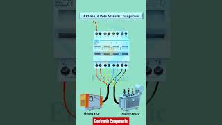 3 Phase 4 Pole Changeover Switch Connection shots [upl. by Adnawuj92]