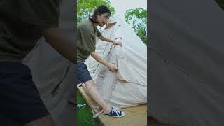 Automatic inflatable 12 flat tent construction [upl. by Admana]