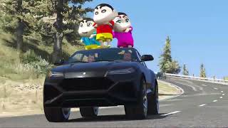 GTA 5  Franklin amp Shinchan Going To SHINCHAN GF HOUSE For WEDDING in GTA 5  JSS GAMER [upl. by Allrud]