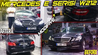 MERCEDES E SERİSİ  W212  MAKYAJLI KASA AMG DÖNÜŞÜM [upl. by Leroj759]