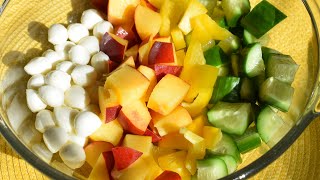 2 MINUTES SUPER HEALTHY SALAD ❗️ EASY AND DELICIOUS ❗️ [upl. by Nealson]