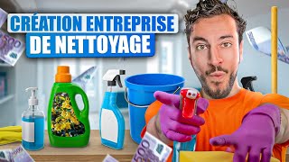 Créer sa MicroEntreprise de Nettoyage de A à Z en 12 Minutes [upl. by Perrins588]