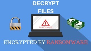 How to Decrypt Files Encrypted by Ransomware [upl. by Cirdla]