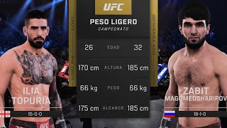 Ilia Topuria VS Zabit Magomedsharipov  UFC 5 Ranked 28 [upl. by Assilat]