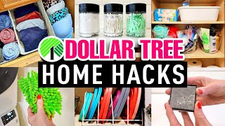 DOLLAR TREE HOME HACKS For REAL LIFE Organization amp Storage Solutions [upl. by Hollah960]