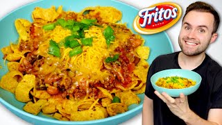 Frito Pie with Homemade Chili  Cooking With Timmy  Walking Taco Recipe [upl. by Nosrac491]