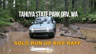 Relaxing solo trip with the Rivian R1T off road to Tahuya ORV park [upl. by Amedeo]