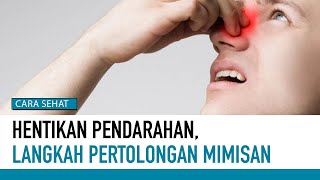 Penting Ini Pertolongan Pertama Saat Mimisan  Cara Sehat [upl. by Amethyst407]