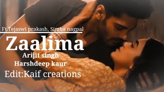 Zaalima song FtTejaswi prakashSimba nagpal  Kaif creations prarish [upl. by Mor]