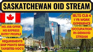 SINP Canada 2022  Saskatchewan Occupation InDemand Stream for Canada PR  Dream Canada [upl. by Acessej]