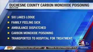 Family hospitalized after carbon monoxide poisoning in Duchesne Co [upl. by Simonette]