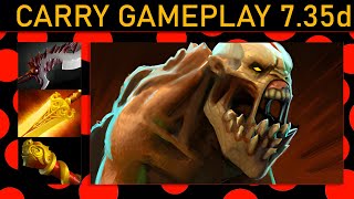 ⭐ New Patch 735d 23 Lifestealer 15 Kills Carry Gameplay  Dota 2 Top MMR [upl. by Manolo]