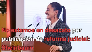 Constitucional reforma judicial en desacato Juárez Salas afirma Sheinbaum [upl. by Eilesor]