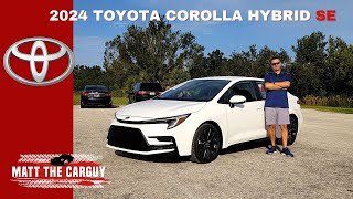 The Best Compact Sedan Of 2024 Toyota Corolla Hybrid Se Walkaround And Test Drive [upl. by Erdne]