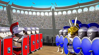 Roman Gladiator Arena BATTLE in NEW Colosseum Map  ShieldWall Update [upl. by Eilujna194]