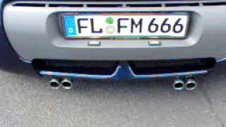 Smart Roadster Exhaust SWX 7 [upl. by Aneekat830]