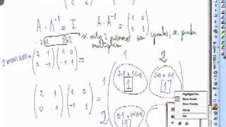 Inversa de una matriz 2x2 por sistema de ecuaciones Matematicas 2 Bachillerato AINTE [upl. by Cerf]