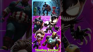 Avengers Captain America🆚 Pj Masks🆚 Cocomelon🆚 Ironman Dance Dame Tu Cosita coffindance tileshop [upl. by Keverian412]