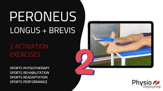 PERONEUS LONGUS  BREVIS  2 Activation Exercises [upl. by Lexie]