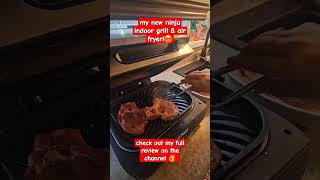 Ninja Foodi 5 In 1 Indoor Grill and Air Fryer😍 food cook bake grill kitchen best follow [upl. by Innavoig145]