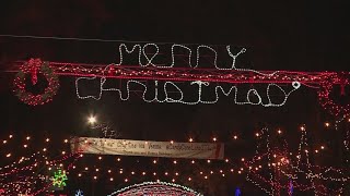 Candy Cane Lanes holiday lights return to St Louis Hills neighborhood [upl. by Eetnuahs]