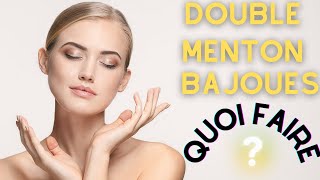 Eliminer le double menton les bajoues et remodeler lovale du visage [upl. by Ayt831]