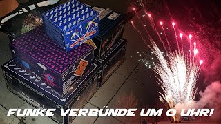 SILVESTER 0 UHR FEUERWERK ESKALATION🔥  Funke  Paranoid 2 Corolla Blue 100 Push it to the limit [upl. by Brittney]