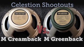 Celestion M Creamback Vs M Greenback [upl. by Knick]