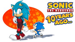 Sonic 10 Years Ago  Sonic Comic Dub Compilation Evay [upl. by Leeanne]