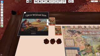 Great Western Trail GWT  2nd edition base game solo vs 3 bots [upl. by Anomahs]