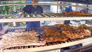 Parrillada and Asado Argentina Street Food [upl. by Newmann]