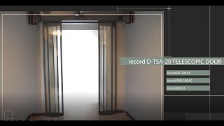 record DTSA 20 automatic Telescopic Sliding Door [upl. by Dlorah]