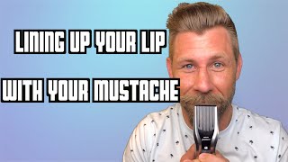 Lining Up Your Lip With Your Mustache  Sharp and Natural for the Best Look [upl. by Ecnerat]