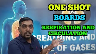 Boards One Shot Lecture of Respiration and Circulation [upl. by Gilly]