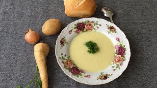 Pastinaken Creme Suppe 🥣  leckere Gemüse Suppe [upl. by Llednyl]