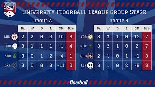 UKFF  University Floorball League 202425  Matchday 1 Livestream [upl. by Llenrag133]