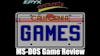 California Games  1988  MSDOS Game Review [upl. by Eecats]