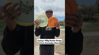 I threw the largest golf disc that Ive thrown in a while the Bunker Buster from Doomsday Discs [upl. by Swarts324]