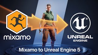 Import Mixamo Character and Animations to Unreal Engine 5 [upl. by Hammel]