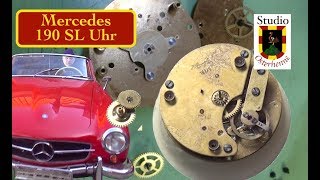 Mercedes 190 SL Uhr aus dem Amaturenbrett reparieren 190SLOldtimerUhr [upl. by Valerie]