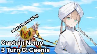 FGO NA Lostbelt 52 Olympus Golden Caenis vs Captain Nemo 3 Turn [upl. by Mcnelly]