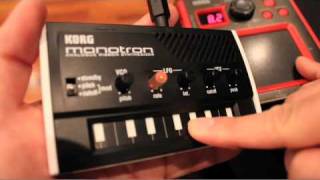 KORG monotron ABC MOVIE  note B  Melody [upl. by Zoba]