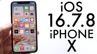 iOS 1678 On iPhone X Review [upl. by Ecirtaemed]