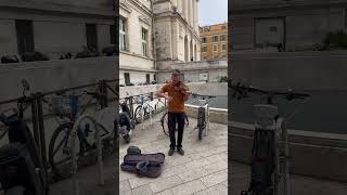 STUNNING live violin in Nice France 😮 france nicefrance explore ahorts violin 🎻 [upl. by Enoj]