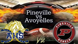 Louisiana High School Football Pineville Rebels vs Avoyelles Mustangs [upl. by Ameluz]