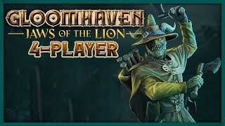 NEW JAWS OF THE LION DLC  Gloomhaven 4Player Gameplay [upl. by Mayne]